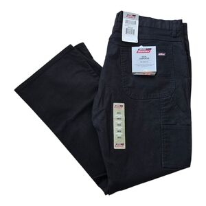 Nwt Dickies 38x 32 Black Carpenter Pants Relaxed Fit
